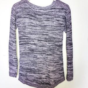 Black and gray sweater